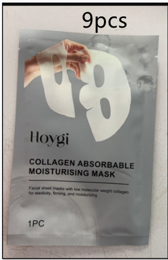 Masque Bio Collagène Véritable Profond, Masque de Collagène de Nuit, Masque de Soins du Visage au Collagène Hydratant Anti-Âge