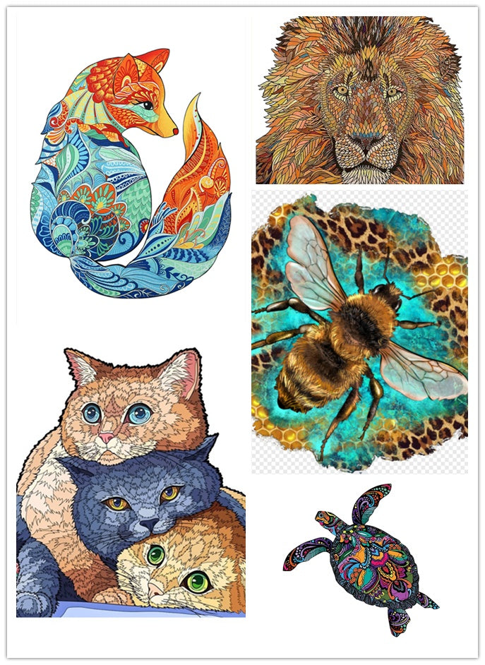 Puzzle animalier Craft Hub A3 A5 Format