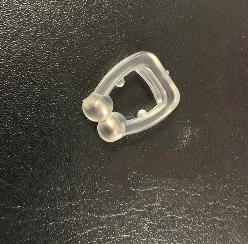 Clip nasal anti-ronflement magnétique en silicone, plateau de sommeil, aide au sommeil, dispositif de garde contre l'apnée nocturne.