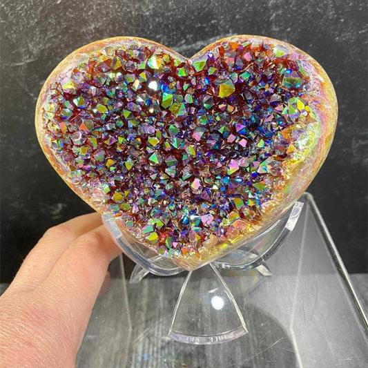 Ornements artisanaux en résine pour cadeau de Saint-Valentin en cristal imitation