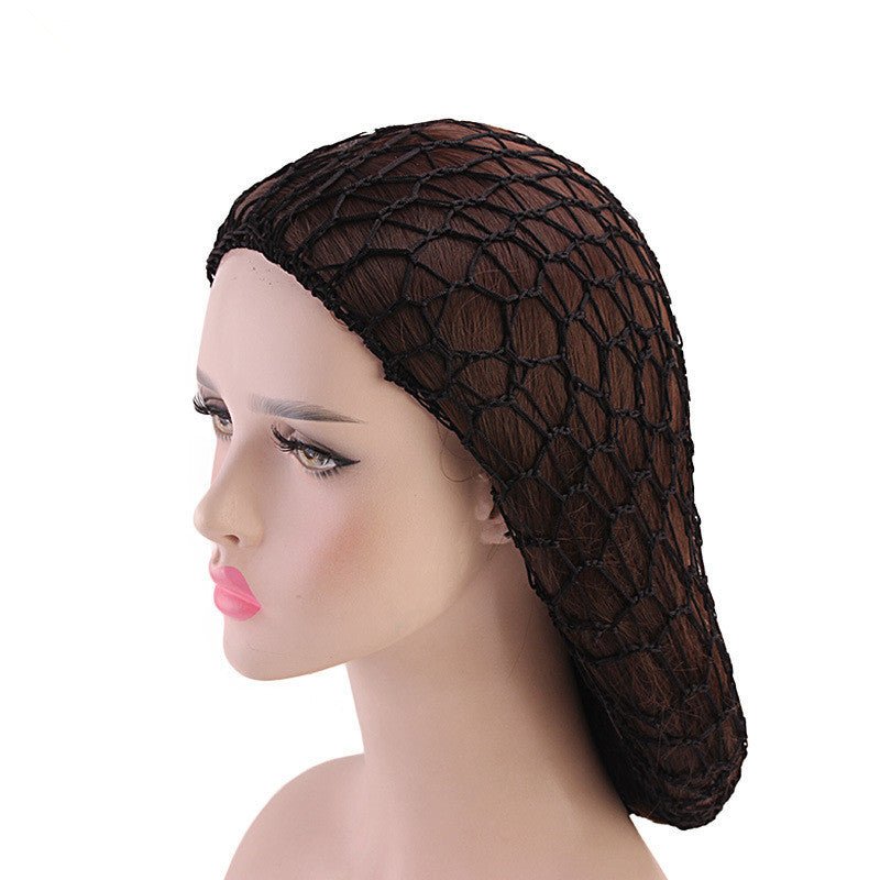 Filet à cheveux tombant crocheté à la main pour femme, sac à filet long pour soins capillaires, bonnet de nuit en maille - KaoKao