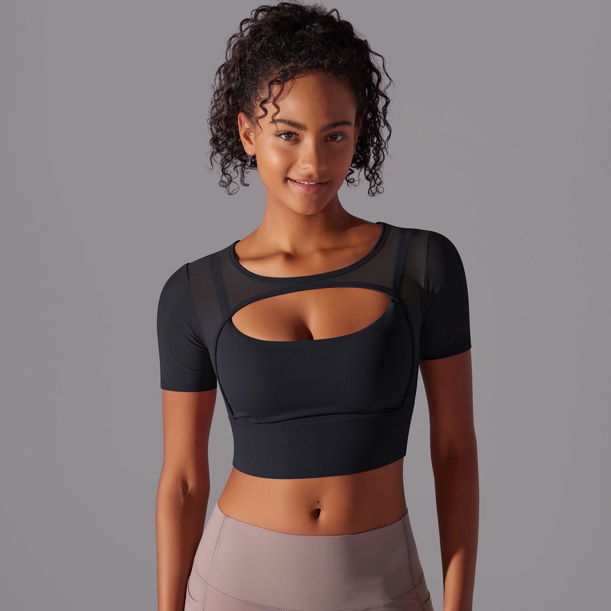 Haut de yoga double couche pour femme - KaoKao