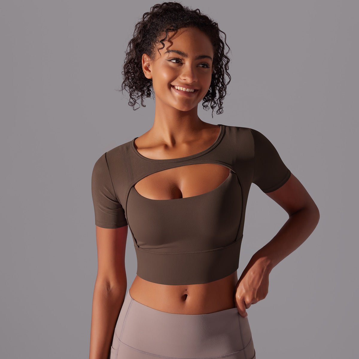 Haut de yoga double couche pour femme - KaoKao