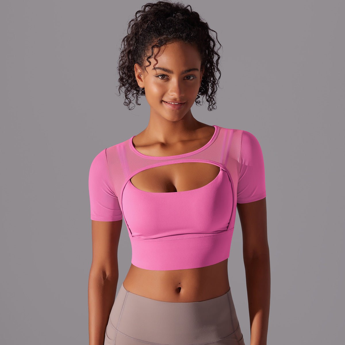 Haut de yoga double couche pour femme - KaoKao