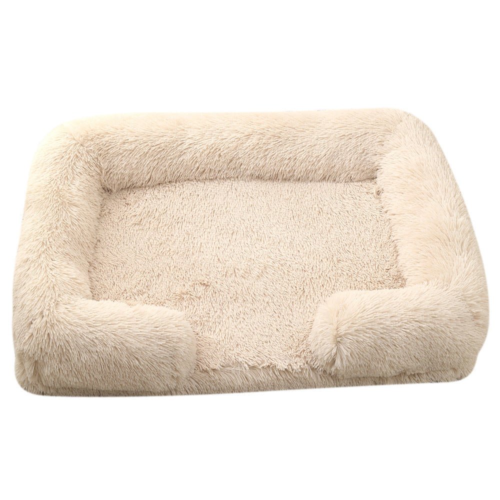 Lit rond en peluche pour chien Lit pour chien d'hiver - KaoKao