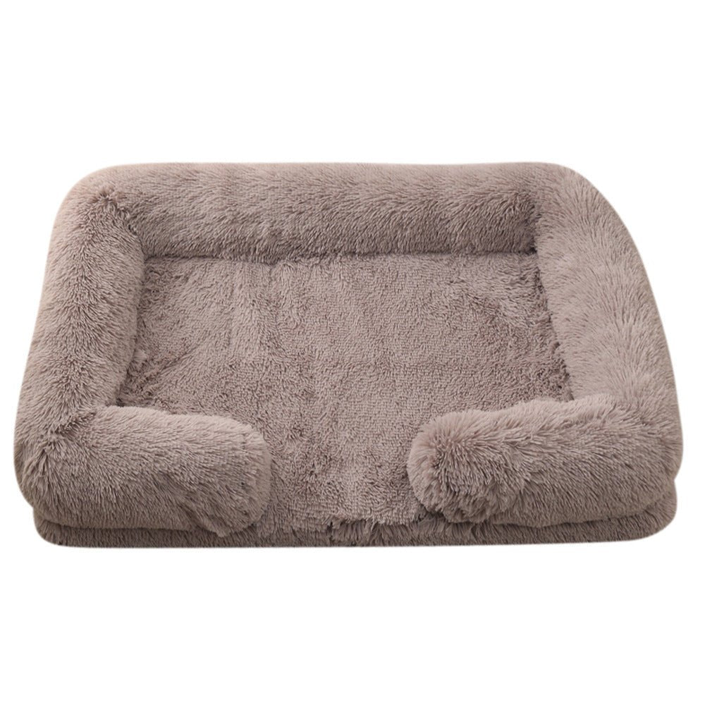 Lit rond en peluche pour chien Lit pour chien d'hiver - KaoKao