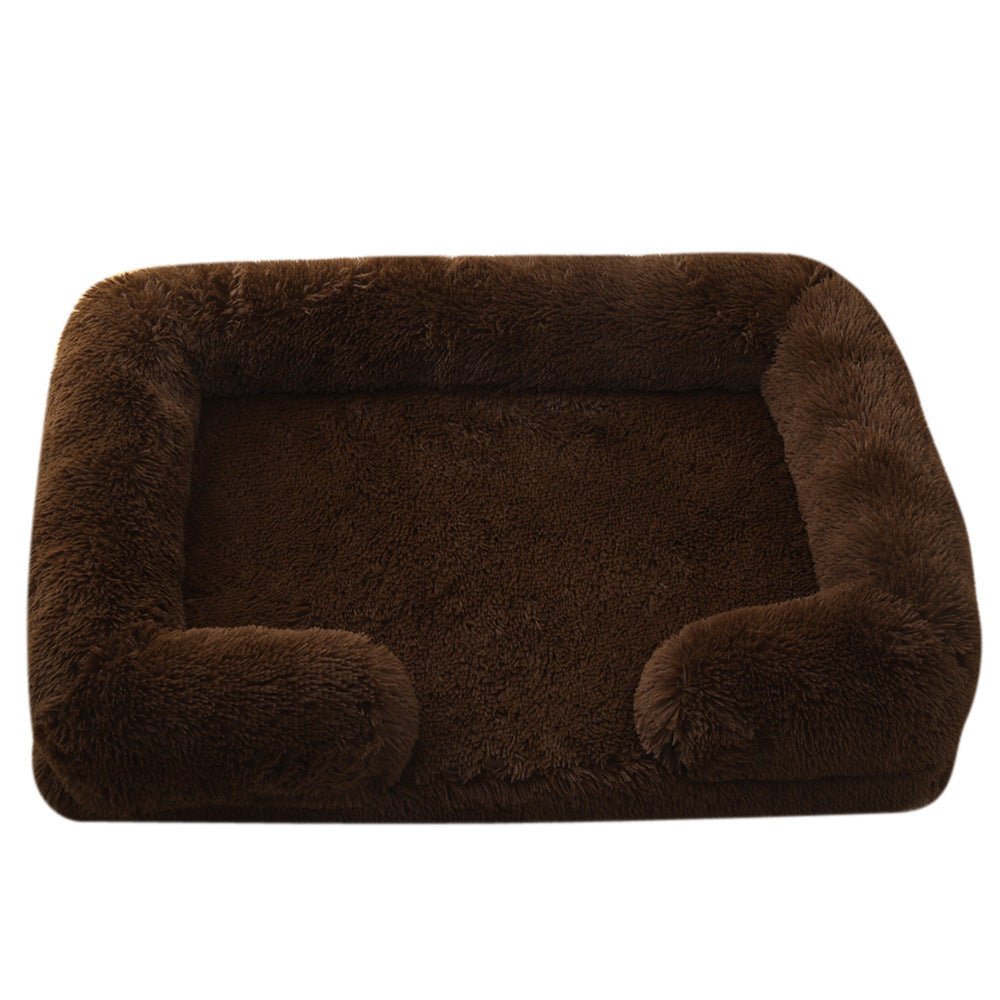 Lit rond en peluche pour chien Lit pour chien d'hiver - KaoKao