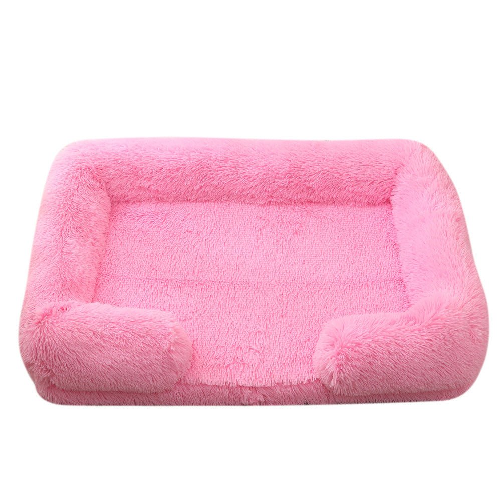 Lit rond en peluche pour chien Lit pour chien d'hiver - KaoKao