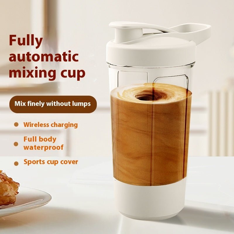 Mélangeur électrique de protéines en poudre 400 ml, 14 oz, shaker automatique, bouteille de lait, bouilloire pour salle de sport, 1200 mAh - KaoKao