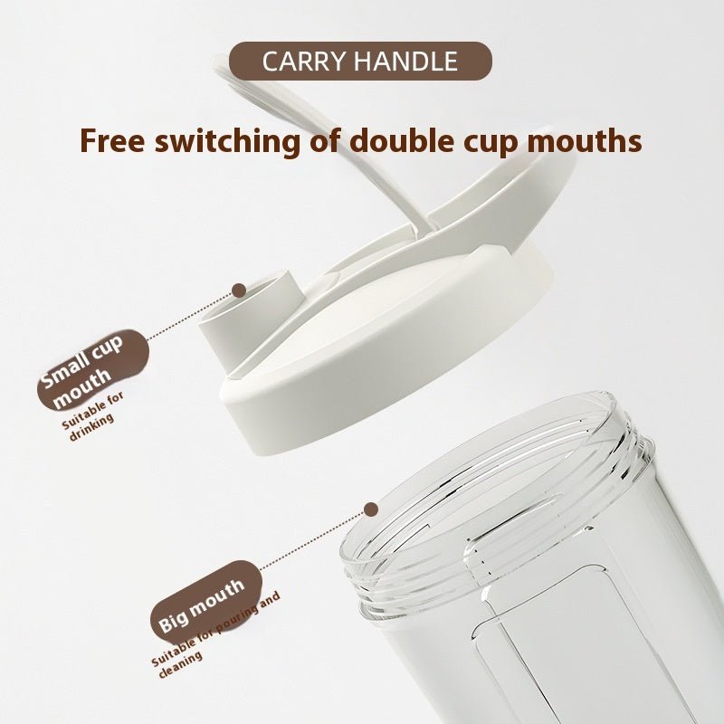 Mélangeur électrique de protéines en poudre 400 ml, 14 oz, shaker automatique, bouteille de lait, bouilloire pour salle de sport, 1200 mAh - KaoKao
