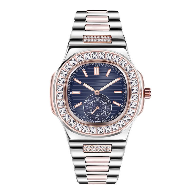 Montres de luxe en alliage pour hommes, cadeaux en diamants - KaoKao
