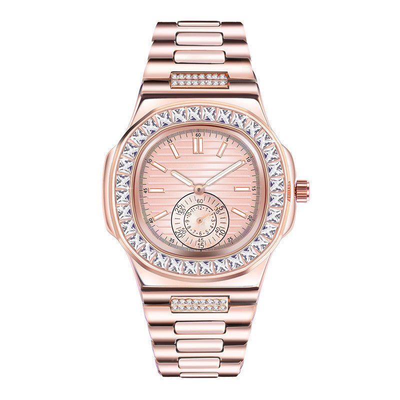 Montres de luxe en alliage pour hommes, cadeaux en diamants - KaoKao