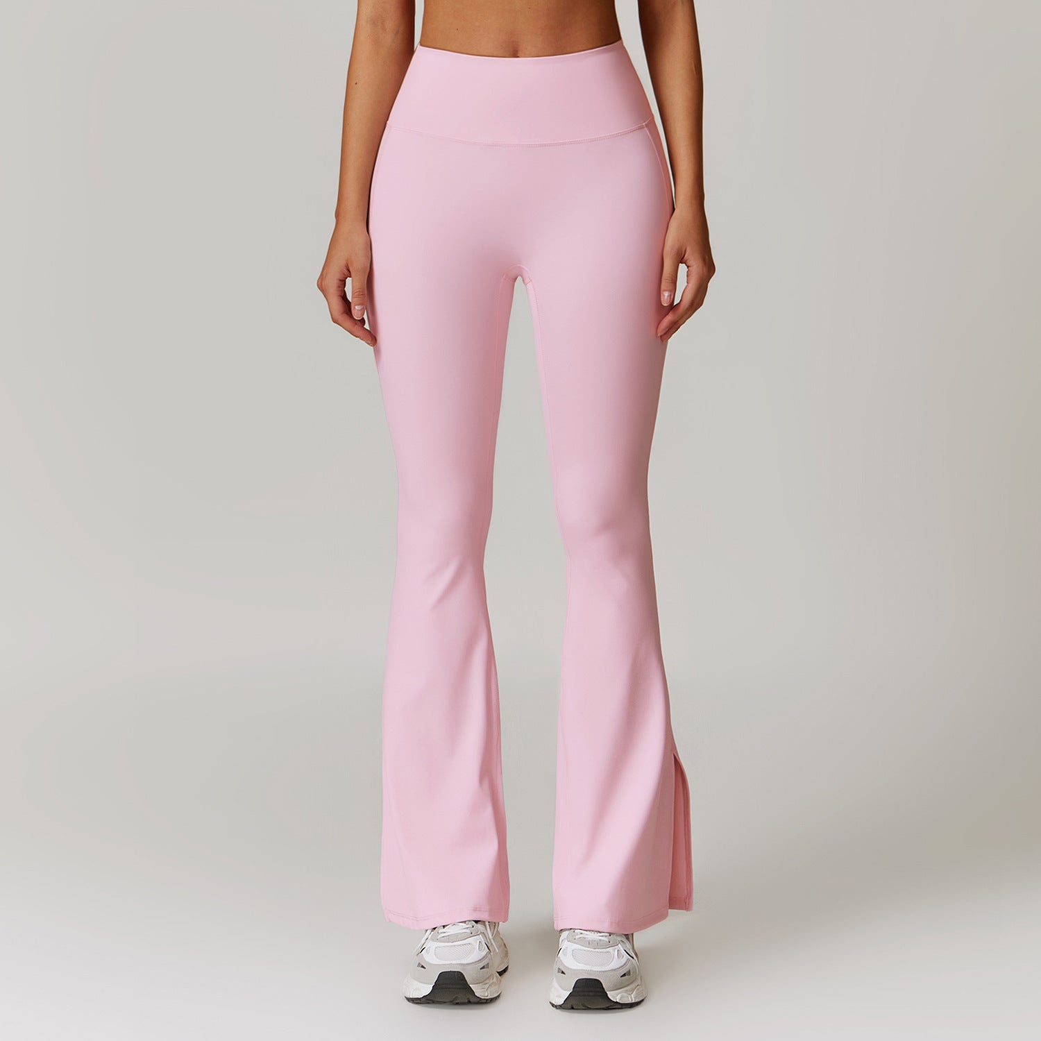 Pantalon de yoga skinny pêche à taille haute, pantalon de course à pied, pantalon de sport à pattes d'éléphant - KaoKao