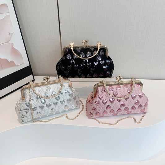 Petit sac carré à bandoulière All - match Love - KaoKao