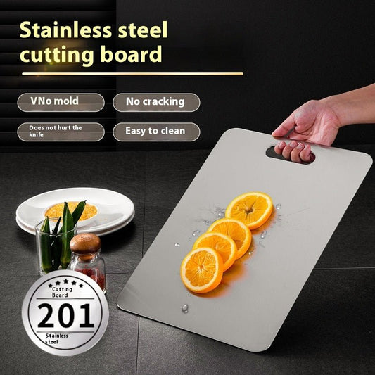 Planche à découper épaisse en acier inoxydable pour couper les légumes et la viande, outils de cuisine, tapis anti - moisissure - KaoKao