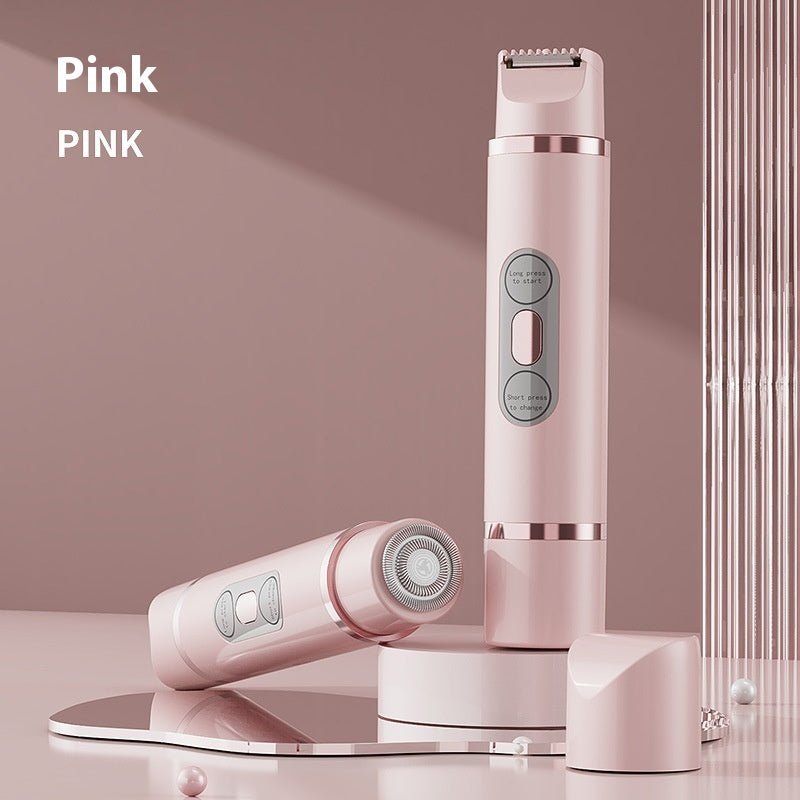Rasoir électrique à double tête, épilateur indolore pour femmes, appareil d'épilation du bikini, tondeuse automatique pour les aisselles, le visage, les lèvres et les jambes - KaoKao
