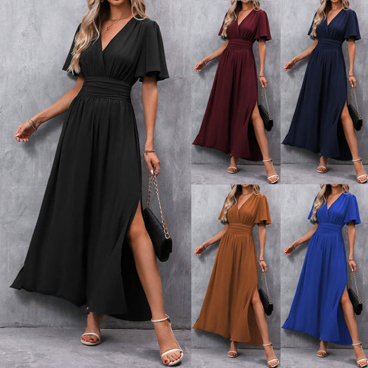 Robe fendue élégante et tendance pour femme - KaoKao