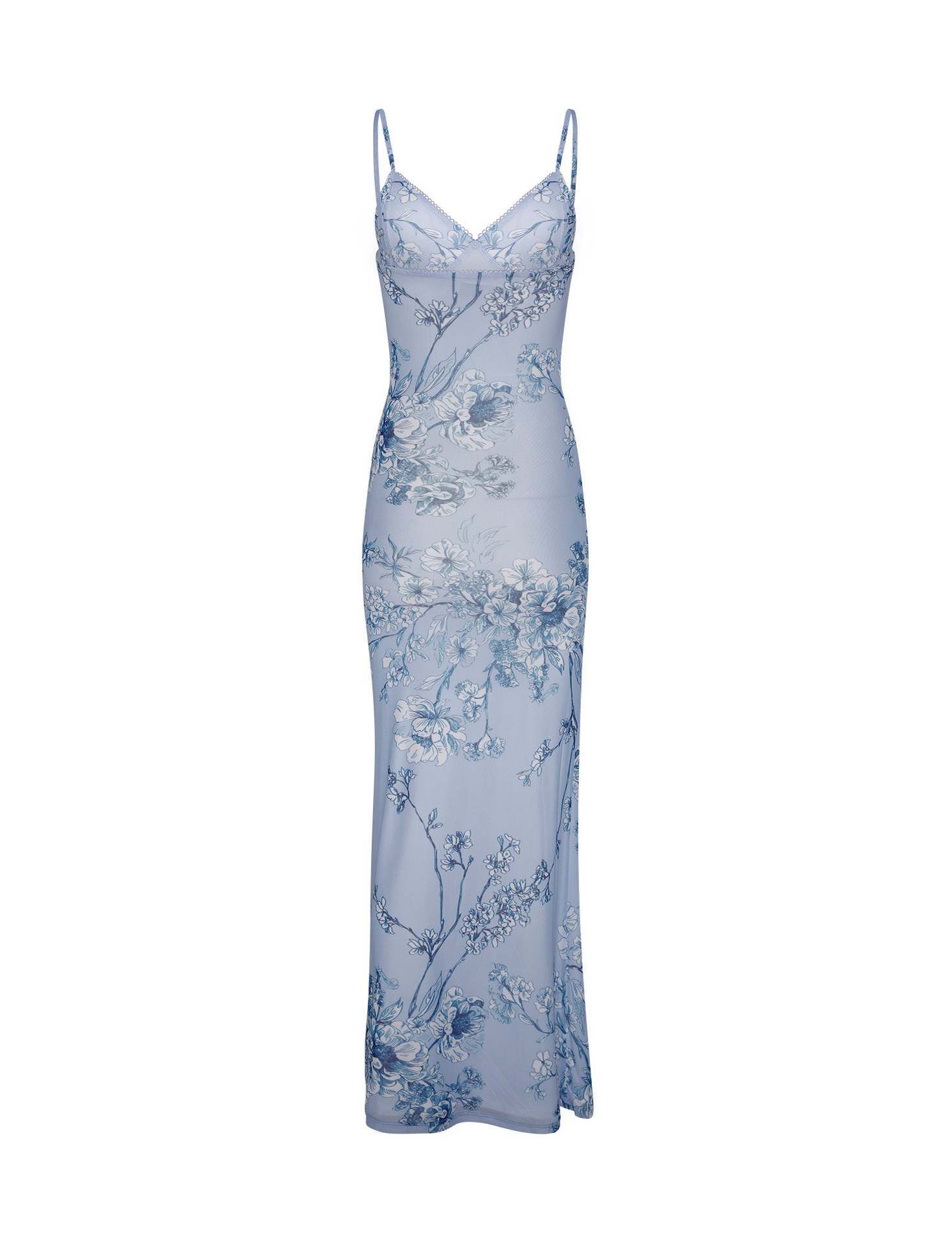 Robe nuisette à imprimé floral Y2K pour femme, jupe à bretelles d'été, robe longue de plage, vacances - KaoKao