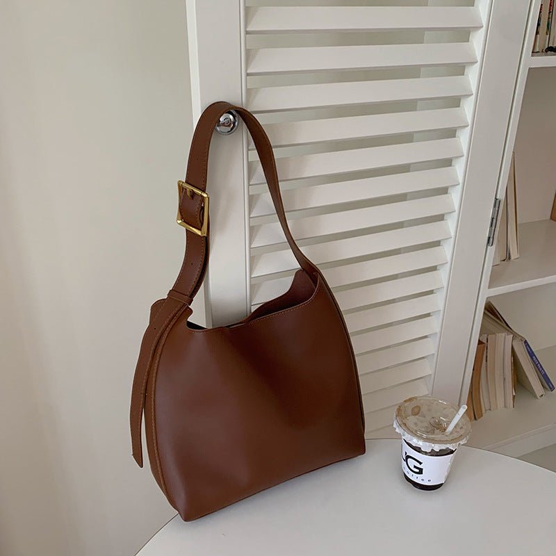 Sac à bandoulière pour femme Sac à main tendance solide Sac à bandoulière Sac en cuir PU minimaliste pour femme - KaoKao