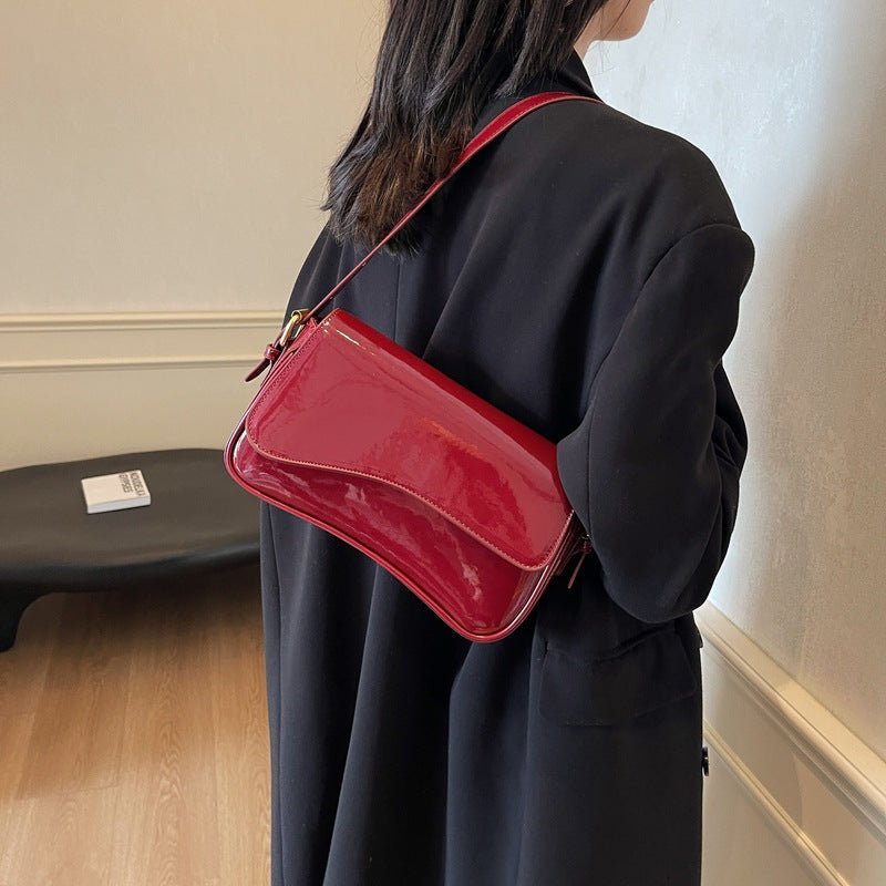 Sac à bandoulière simple et brillant pour femme - KaoKao