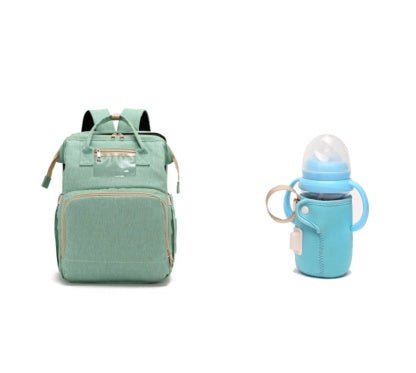 Sac à dos de lit pour maman, version de chargement USB, pliable, grande capacité, multifonction - KaoKao