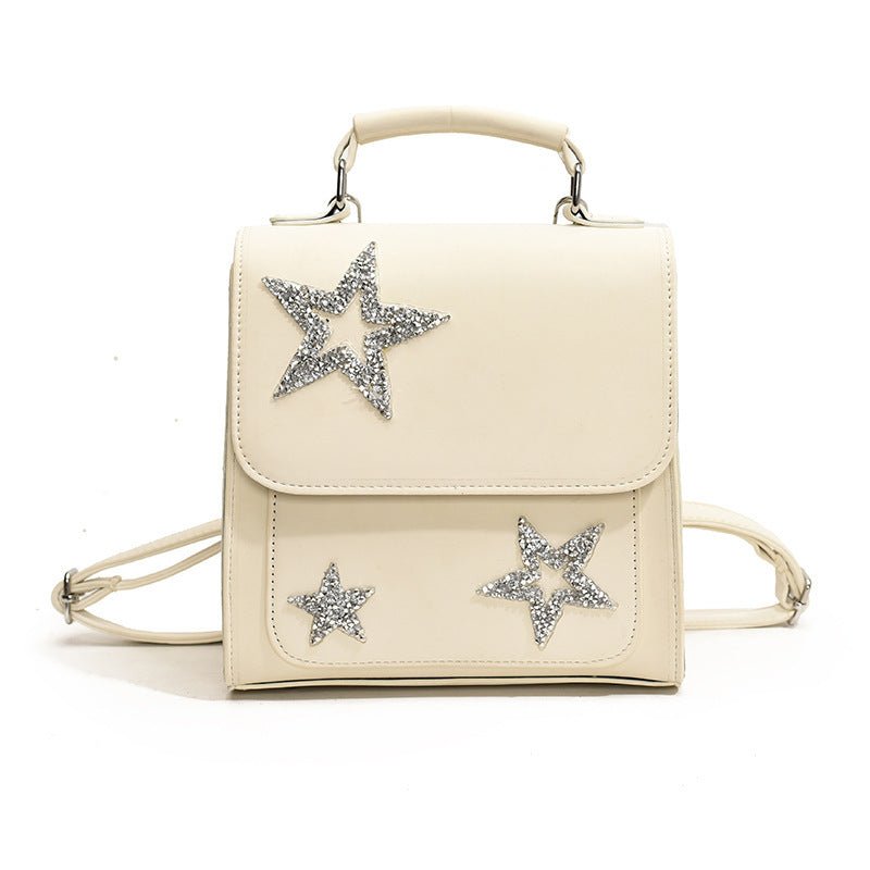 Sac à dos tendance pour femme avec paillettes et étoile à cinq branches - KaoKao