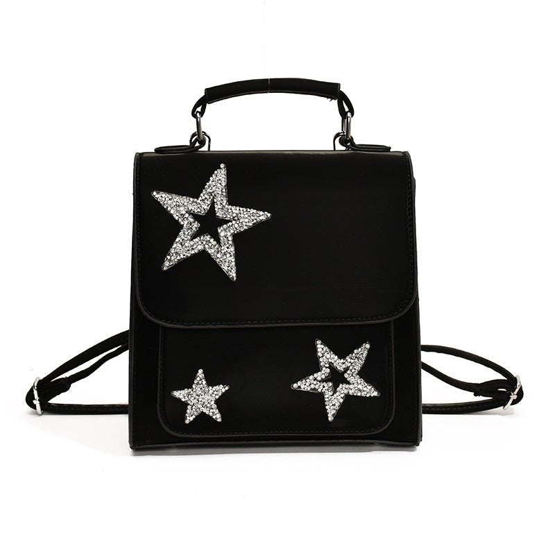 Sac à dos tendance pour femme avec paillettes et étoile à cinq branches - KaoKao