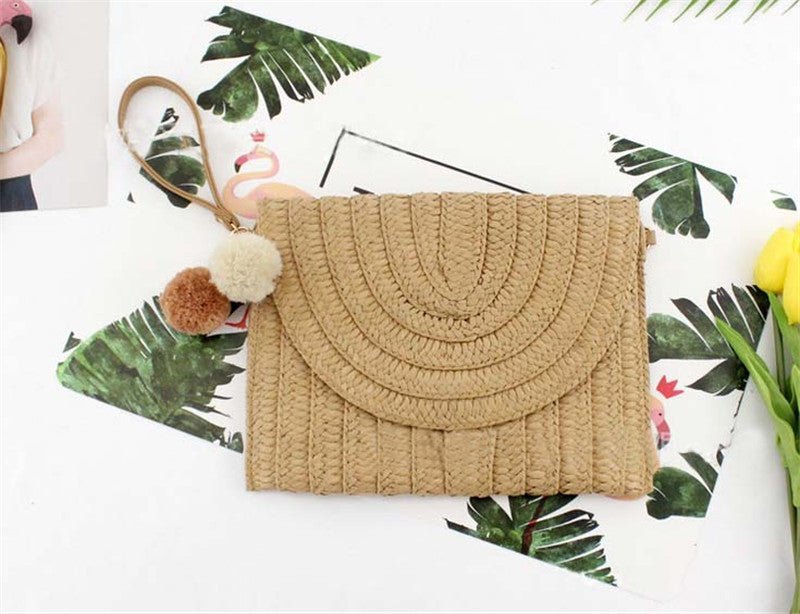 Sac à main en paille tissée - KaoKao
