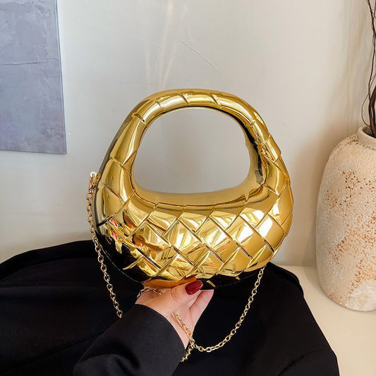 Sac à raviolis en acrylique pour femme, sac de dîner tendance en forme de losange - KaoKao