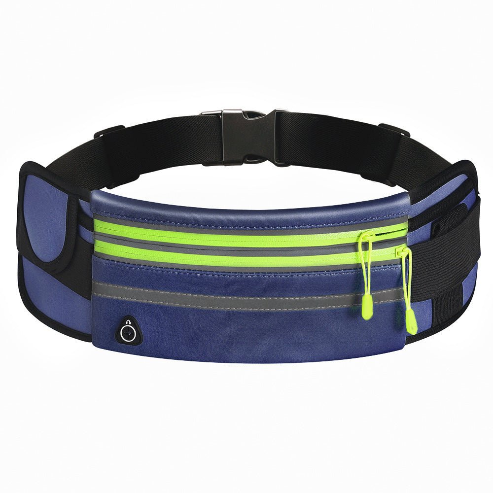 Sac banane imperméable à double fermeture éclair pour le sport et la course à pied - KaoKao