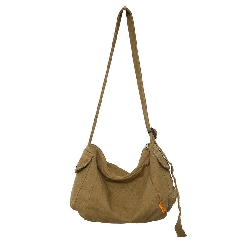 Sac en toile décontracté pour femme, sac à bandoulière grande capacité - KaoKao