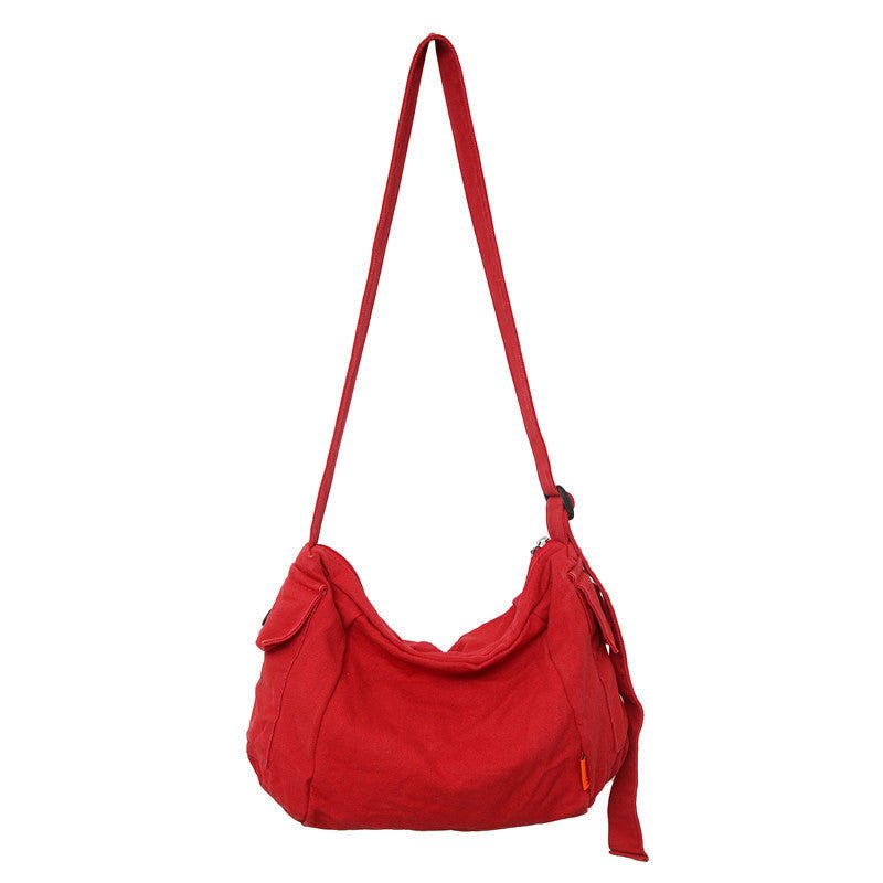 Sac en toile décontracté pour femme, sac à bandoulière grande capacité - KaoKao