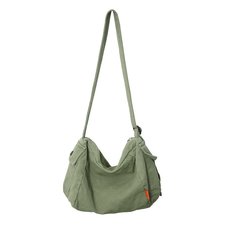 Sac en toile décontracté pour femme, sac à bandoulière grande capacité - KaoKao