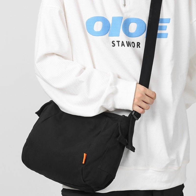 Sac en toile décontracté pour femme, sac à bandoulière grande capacité - KaoKao