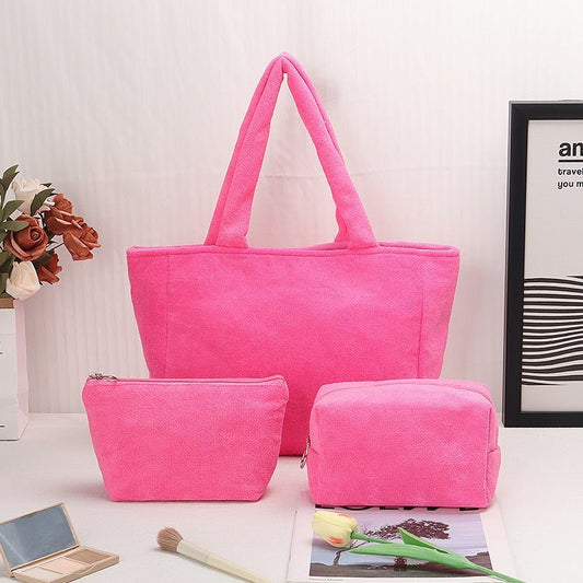 Sac fourre - tout portable de grande capacité en tissu essuie - tout - KaoKao