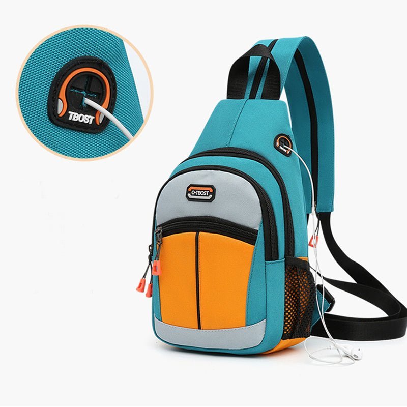 Sacs de sport pour femmes, sacs à dos multifonctionnels, sacs à bandoulière avec port USB - KaoKao