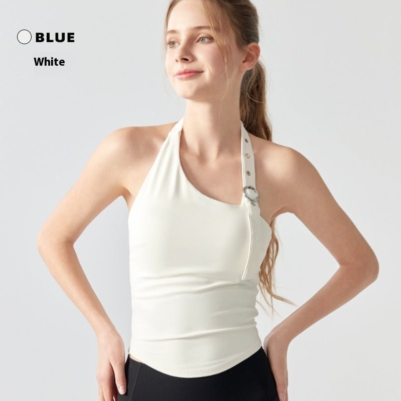 Sous - vêtements de sport Halter pour femmes avec coussin de poitrine - KaoKao