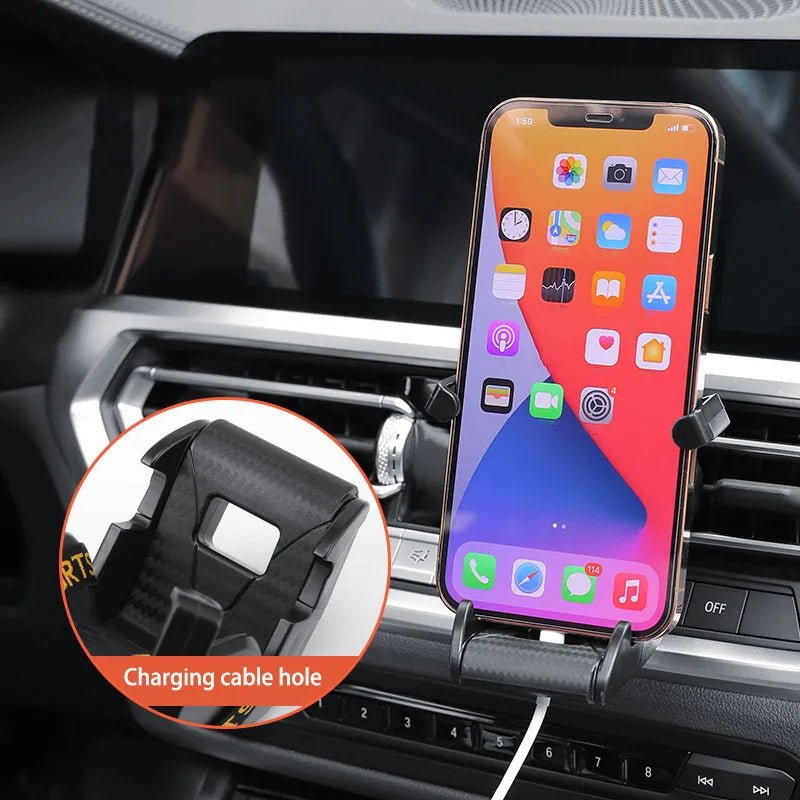 Support de téléphone portable de voiture en forme de siège de course, clip de téléphone portable pour grille d'aération automatique, support de téléphone portable de voiture rotatif à 360 degrés pour intérieur de voiture - KaoKao