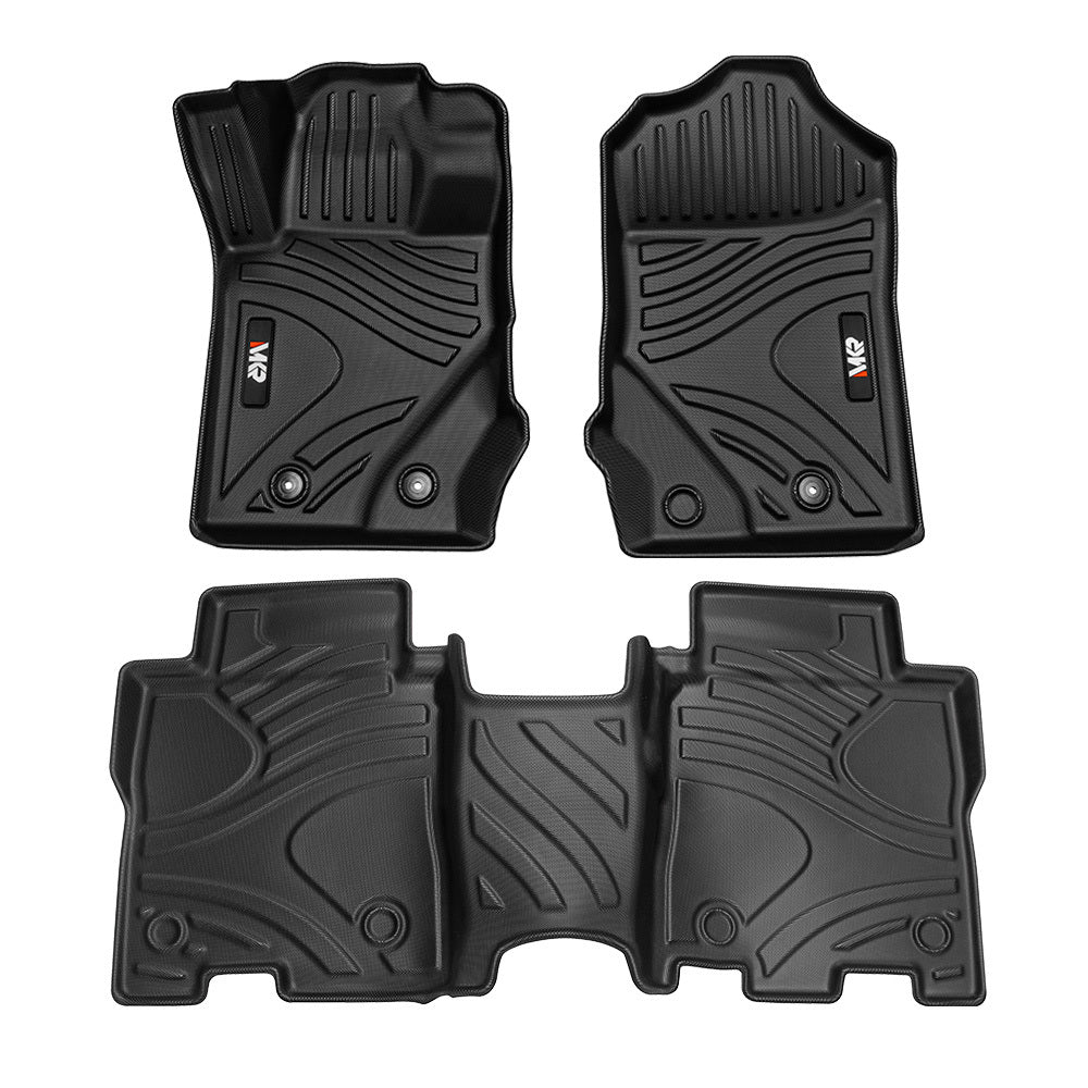 Tapis de sol MKR pour Ford Bronco 2021 - 2023, 3D TPE, toutes saisons – Ensemble complet d'accessoires intérieurs pour voiture, toutes saisons - KaoKao