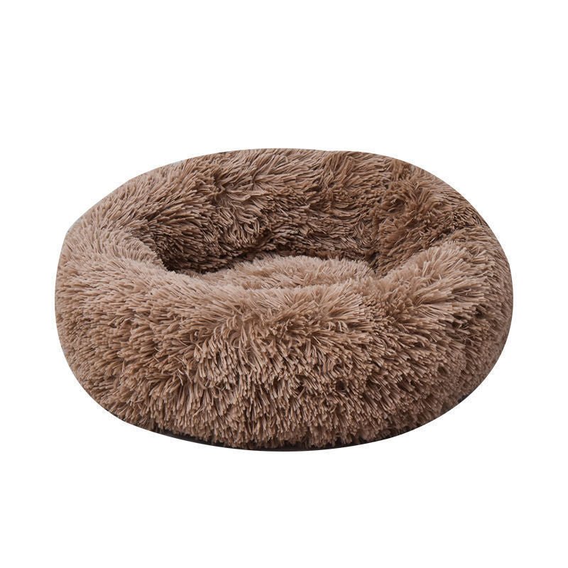 Tapis d'hiver chaud pour chien en peluche et rond - KaoKao