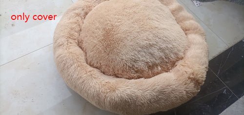 Tapis d'hiver chaud pour chien en peluche et rond - KaoKao