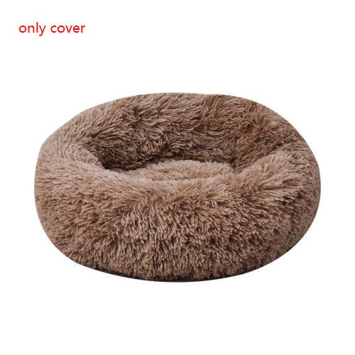 Tapis d'hiver chaud pour chien en peluche et rond - KaoKao