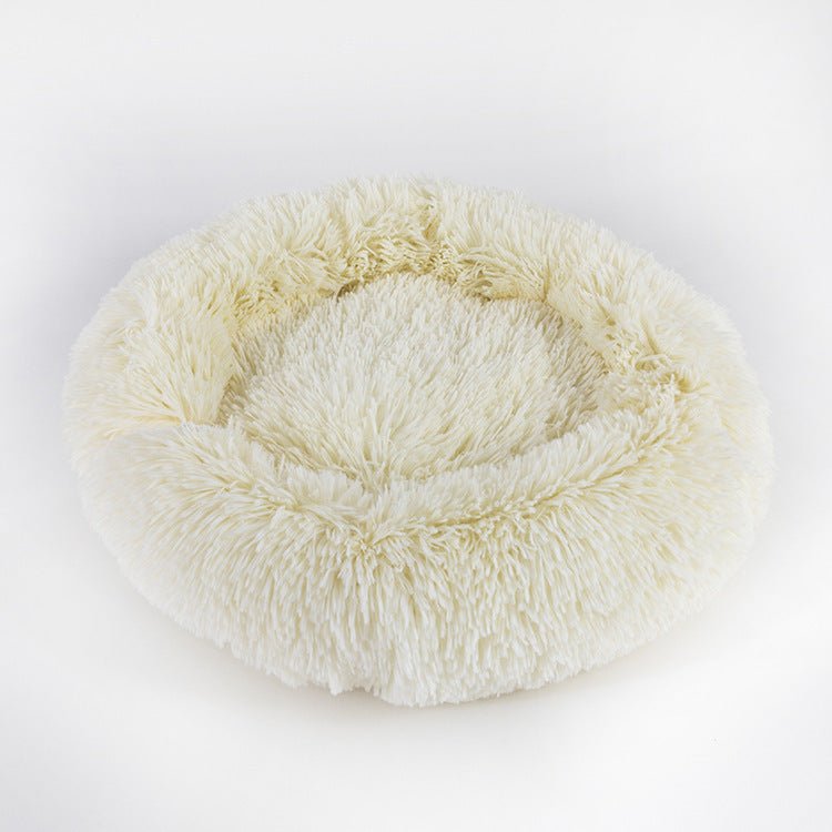 Tapis d'hiver chaud pour chien en peluche et rond - KaoKao