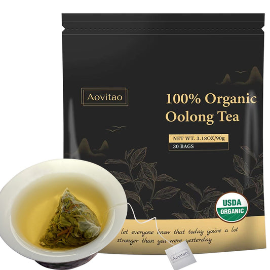Thé détoxifiant, sachets de thé aux herbes naturelles, feuilles d'oolong pour le nettoyage des poumons, soulagement de la congestion, détox à base de plantes, sans caféine, sans OGM, biologique, pour la santé intestinale et renforcement immunitaire. - KaoKao