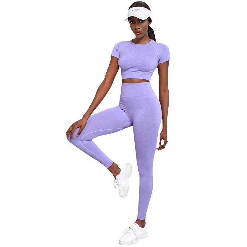 Vêtements d'entraînement à séchage rapide, pantalon de yoga taille haute rehaussant les hanches - KaoKao